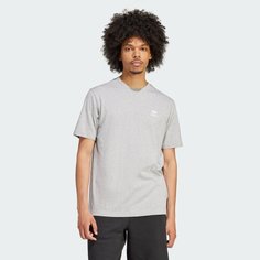 Футболка спортивная adidas Originals Trefoil Essentials, размер L, medium grey heather
