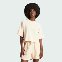 Футболка спортивная adidas Originals ESS, размер L INT, бежевый