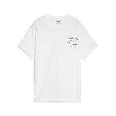 Футболка PUMA Downtown Graphic Tee, размер 164, белый