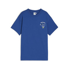 Футболка PUMA Downtown Graphic Tee, размер 128, синий