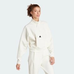 Толстовка adidas Z.N.E. QUARTER-ZIP, размер S, , off white