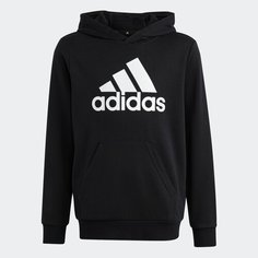 Худи adidas Big Logo Essentials Cotton Sportswear, размер 128, черный