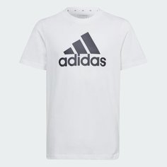 Футболка спортивная adidas ESSENTIALS, размер 164, white/black