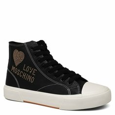Кеды LOVE MOSCHINO, размер 38, черный