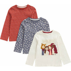 Футболка mothercare, комплект из 3 шт., размер 104, мульти