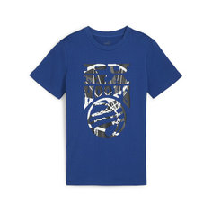 Футболка PUMA Basketball Blueprint Tee, размер 152, синий