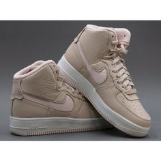 Кроссовки NIKE Air Force 1 Sculpt, полнота D, размер 9 US / 40.5 EUR, бежевый, розовый