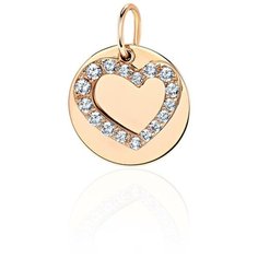 Подвеска Эстет, красное золото, 585 проба, фианит