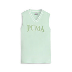 Футболка PUMA SQUAD Vest TR, размер 44, зеленый