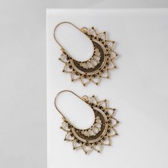 Серьги ТероПром, золотистый