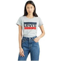 Футболка Levis Women The Perfect Tee, 1 шт., размер XS, серый Levis®