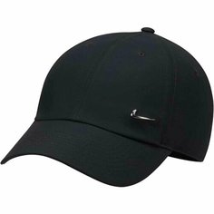 Бейсболка NIKE Unstructured Metal Swoosh Cap для женщин, размер S/M, черный