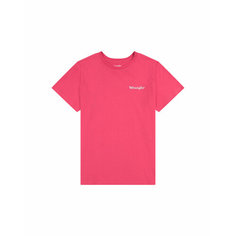 Футболка Wrangler Women Regular Tee, размер S, розовый
