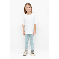 Легинсы crockid КР 400517/голубой,ромашковое поле, размер 60/116, голубой