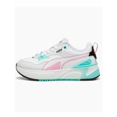 Кроссовки PUMA R78 Disrupt, полнота F, размер 6 UK, серый/белый