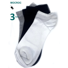 Носки Mocroc, комплект, 3 пары, размер 43-46, черный