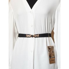 Ремень DIMMA fashion studio для женщин, размер 115, черный