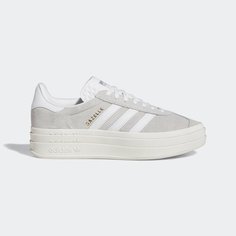 Кеды adidas Originals Gazelle Bold W, полнота F, размер 7 UK, Grey Two/Cloud White/Core White