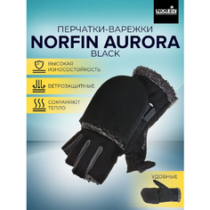 Перчатки NORFIN Aurora Black для мужчин и женщин, размер L, черный