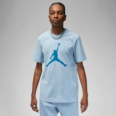 Футболка NIKE J JUMPMAN SS CREW, 1 шт., размер S, голубой