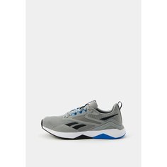 Кроссовки Reebok Nanoflex TR 2, полнота F, размер 7,5 US, серый/черный/голубой