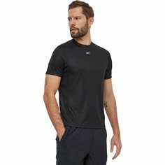 Футболка Reebok Running Speedwick Tee, 1 шт., размер XS, черный