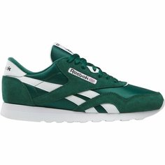 Кроссовки Reebok Classic Nylon, полнота F, размер 7 US, зеленый/белый