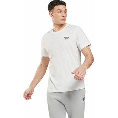 Футболка спортивная Reebok RI Left Chest Logo Tee, 1 шт., размер XS, белый