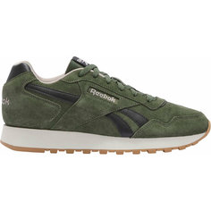 Кроссовки Reebok Glide, полнота F (EU)/ на среднюю стопу, размер 7,5 US, черный, зеленый, серый