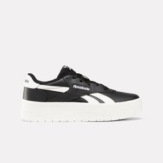 Кеды Reebok Court Advance Surge W, полнота F, размер 7 US, черный/белый