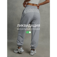 Брюки спортивные EAZYWAY, размер L, серый меланж