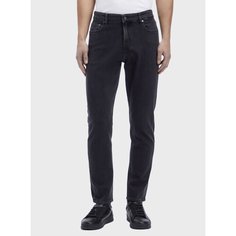 Джинсы зауженные CALVIN KLEIN, размер 32/34, черный