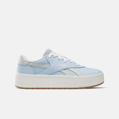 Кеды Reebok Court Advance Surge W, полнота F, размер 7,5 US, белый, зеленый, голубой