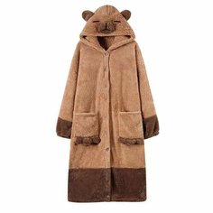 Халат Kigurun, размер OneSize, коричневый