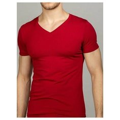 Футболка Tactilica, размер 2XL, бордовый