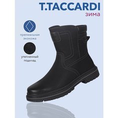 Сапоги T.Taccardi, полнота G (EU)/ на среднюю и широкую стопу, размер 40, черный