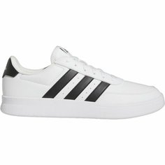 Кеды adidas BREAKNET 2.0, полнота F (EU)/ на среднюю стопу, размер 9,5 UK, белый