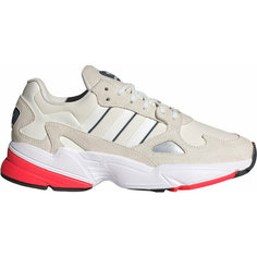 Кроссовки adidas Falcon W, полнота F, размер 4,5 UK, бежевый/красный