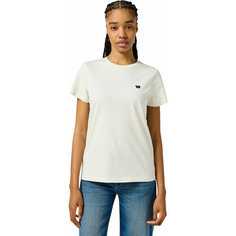 Футболка Wrangler Women Regular Tee, размер S, белый
