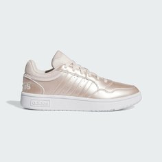 Кеды adidas Hoops 3.0 W, полнота F, размер 7 UK, бежевый