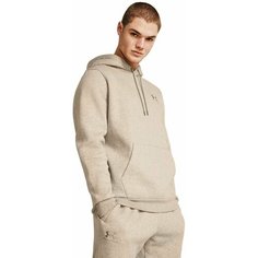 Худи Under Armour Essential Fleece Hoodie, размер SM, , бежевый