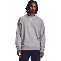 Свитшот спортивный Under Armour Rival Fleece Crew, размер S, , серый