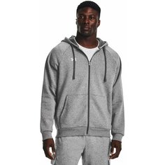 Толстовка спортивная Under Armour Rival Fleece FZ Hoodie, размер S, , серый