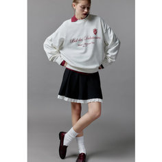 Свитшот Befree, размер M, , белый принт графика