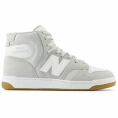 Кеды New Balance 480, полнота F, размер 8 US, серый/белый