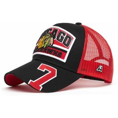 Бейсболка Atributika & Club Chicago Blackhawks для мужчин и женщин, размер 55-58, черный