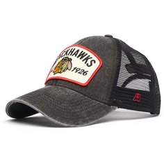 Бейсболка Atributika & Club Chicago Blackhawks для мужчин и женщин, размер 55-58, черный
