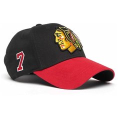 Бейсболка Atributika & Club Chicago Blackhawks для мужчин и женщин, размер 55-58, черный