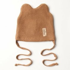 Шапка Minaku для детей, размер 35/40, коричневый