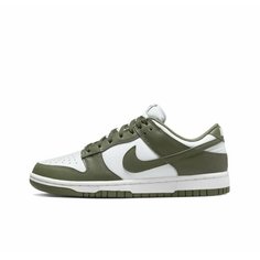 Кроссовки NIKE Dunk Low, полнота D, размер 39 EU, зеленый